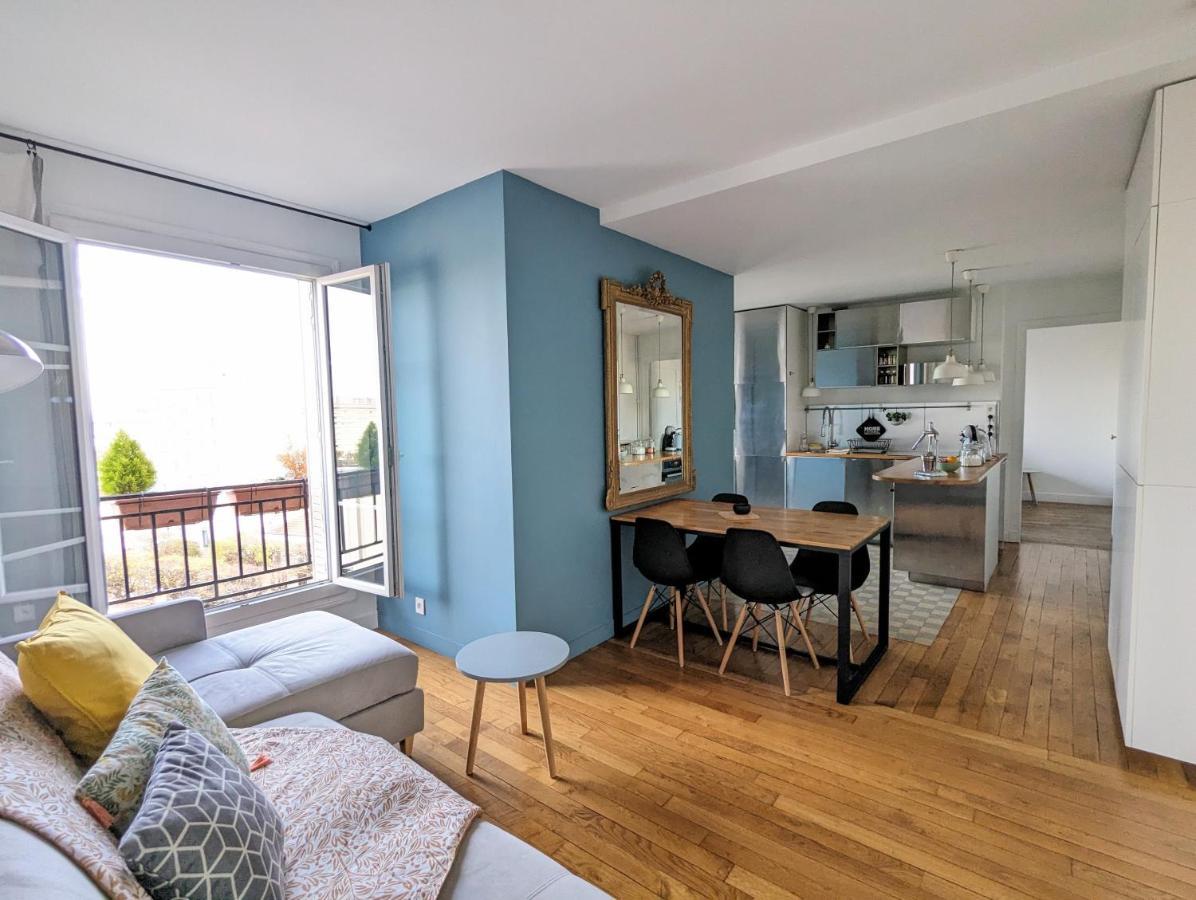 Cosy Little Nest Next To Paris Apartment อิซซีเลมูลิโนต์ ภายนอก รูปภาพ